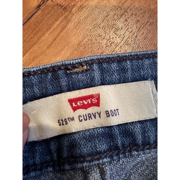 Y2K Levi’s 529 Curvy Boot Jeans – Women’s Size 8M – Early 2000s Bootcut Denim - Picture 2 of 10